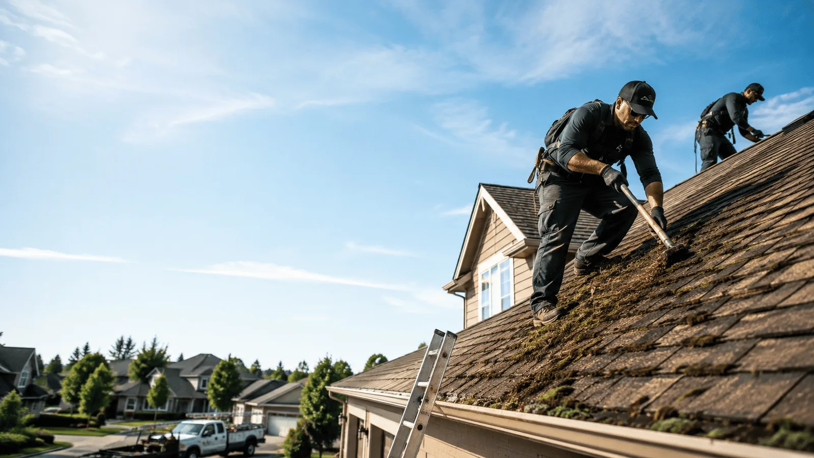Roof Moss Removal in Suffern, NY near me
